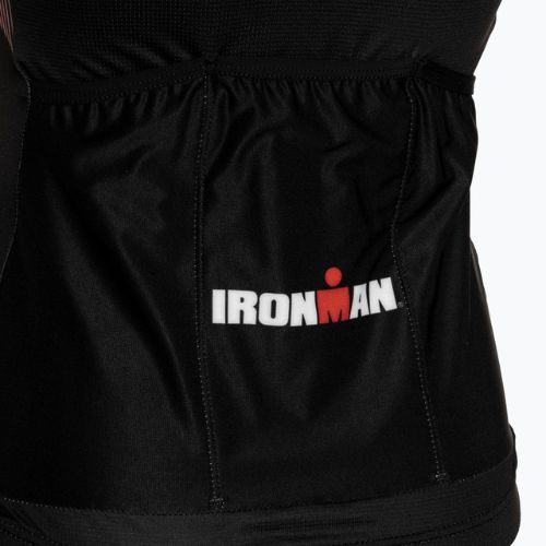 Női kerékpáros póló Quest Race Line France Iron Man black