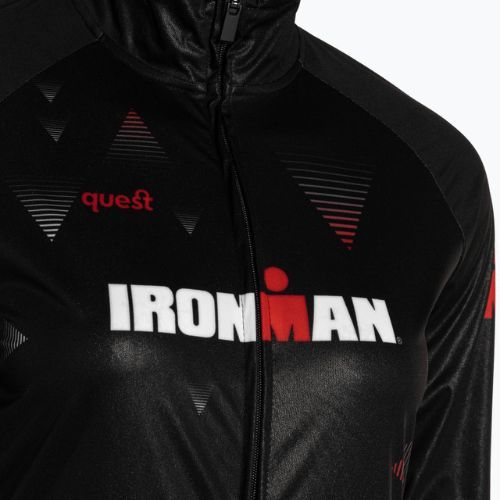 Női kerékpáros dzseki Quest Pro Iron Man black