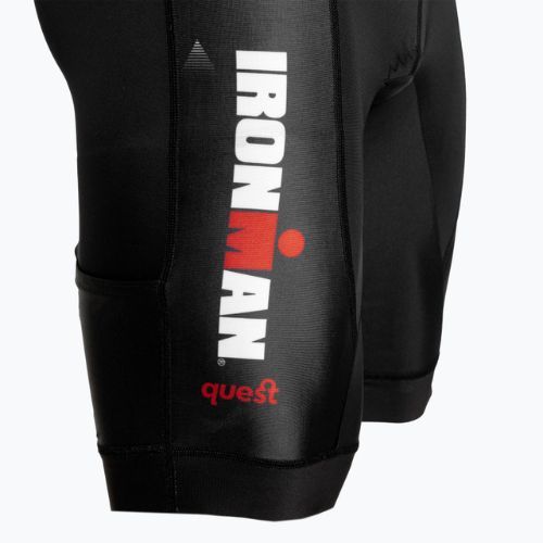 Férfi triatlonos overall Quest Iron Man black