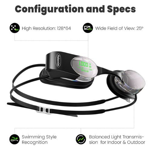 Úszószemüveg Holoswim Smart black