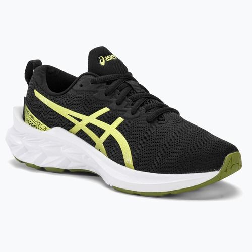 Gyerek futócipő ASICS Novablast 2 GS black/glow yellow