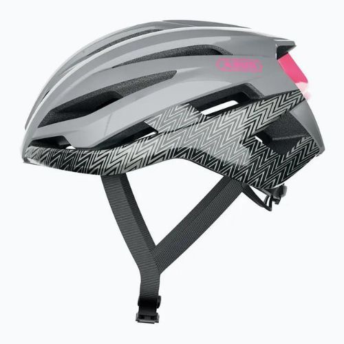 Kerékpáros sisak ABUS StormChaser zigzag grey