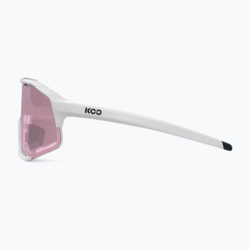 Napszemüveg Koo Demos white/photochromic pink