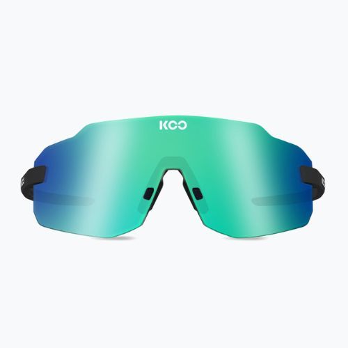 Napszemüveg Koo Supernova black matt/green mirror