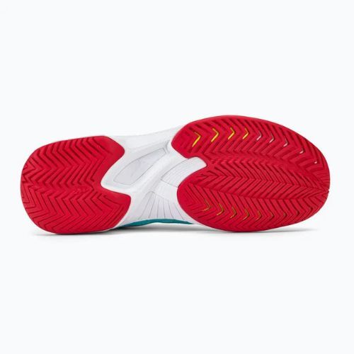 Női teniszcipő Mizuno Wave Exceed Tour 5 AC tanger türkiz/tüzes korall 2/fehér