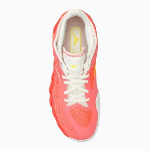 Női teniszcipő Mizuno Wave Enforce Tour CC candy coral/hófehér/hófehér/neon flame