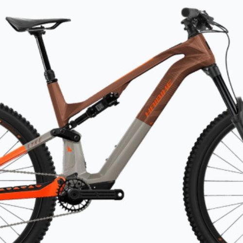 Haibike Lyke CF 10 430Wh leather/orange gloss elektromos kerékpár
