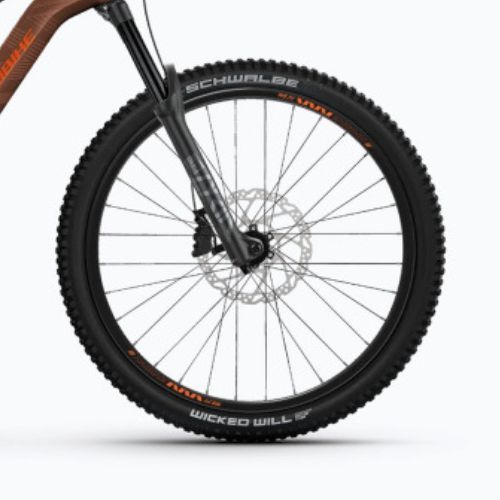 Haibike Lyke CF 10 430Wh leather/orange gloss elektromos kerékpár