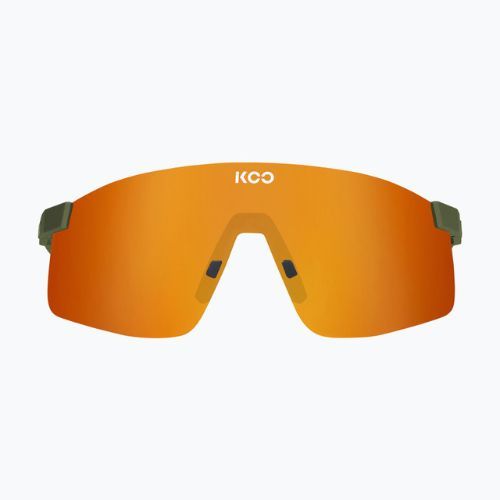 Napszemüveg Koo Nova olive green matt/orange mirror