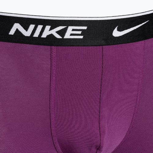 Nike Everyday Cotton Stretch Trunk 3 db férfi boxeralsó green/violet/blue