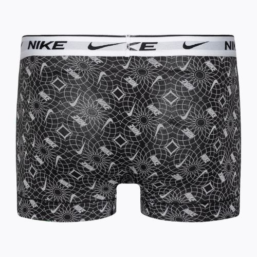 Nike Everyday Cotton Stretch Trunk 3 db férfi boxeralsó black/blue/grey
