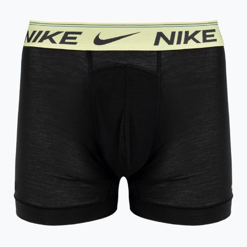 Nike Dri-FIT Ultra Comfort rövidnadrág 3 db férfi boxeralsó black/yellow/fuxia