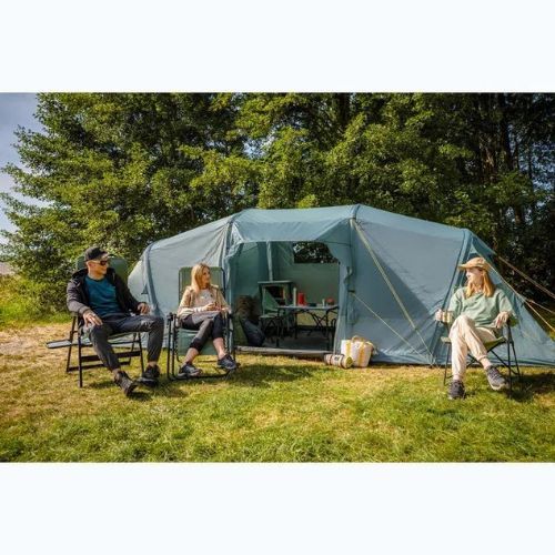 Felfújható 8 személyes KADVA AIRcamp 8.44 zöld sátor