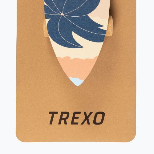 Kiegyensúlyozó deszka + szőnyeg + görgő XTREXO BBS01 kék/narancs