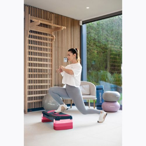 XTREXO aerobic stepper TXO-B4W009 rózsaszínű