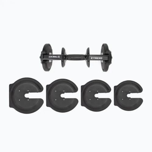 XTREXO állítható súlyzó TXO-B4W003 18 kg fekete