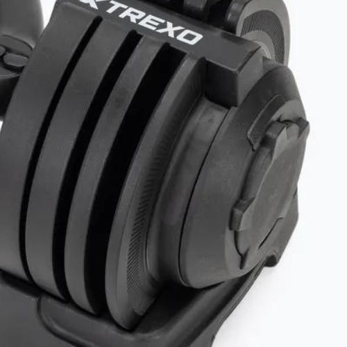 XTREXO TXO-B4W004 12kg-os állítható súlyzó fekete
