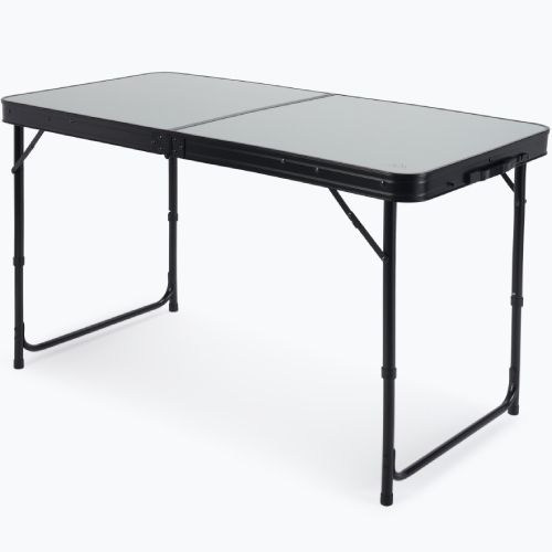 Összecsukható kempingasztal + székek KADVA CAMPtable szett 4-6 fő részére, szürke