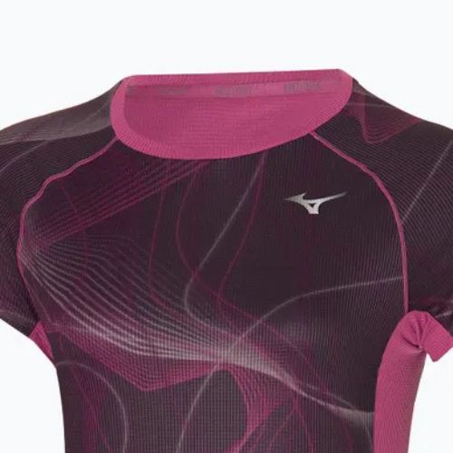 Női futópóló Mizuno Aero Tee gape bor
