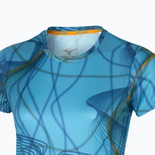 Női futó póló Mizuno Graphic Tee tejeskék