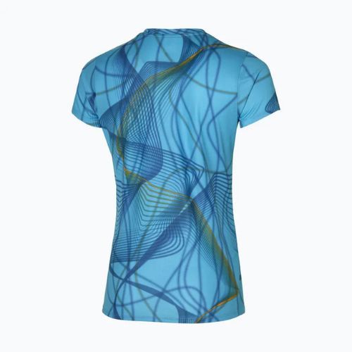 Női futó póló Mizuno Graphic Tee tejeskék