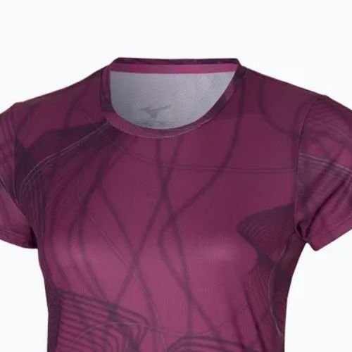 Női futópóló Mizuno Graphic Tee magenta haze Mizuno Graphic Tee magenta haze