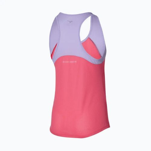 Női futó tank top Mizuno DryAeroFlow Tank sunkissed coral