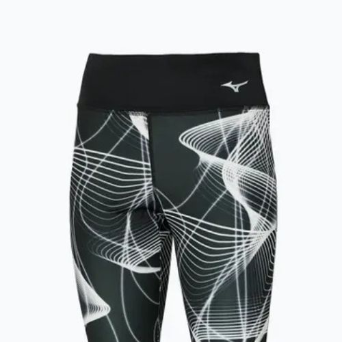 Női futó leggings Mizuno Printed fekete