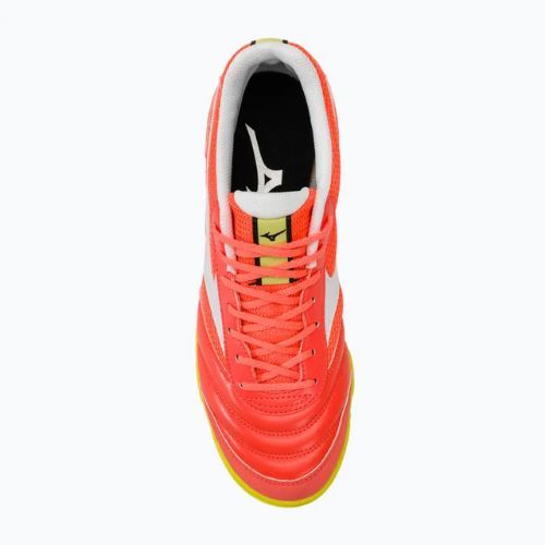 Férfi Mizuno Morelia Sala Club TF futballcipő neon láng/fehér
