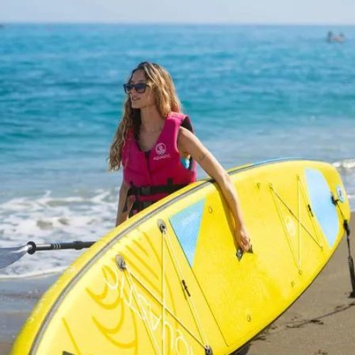 Deszka SUP AQUASTIC Touring 12'6" sárga