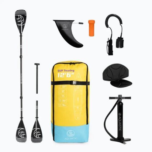 Deszka SUP AQUASTIC Touring 12'6" sárga