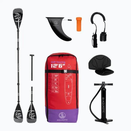 Deszka SUP AQUASTIC Touring 12'6" 2024 piros