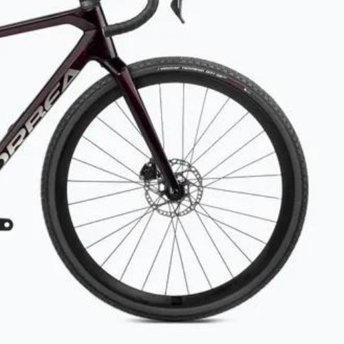 Gravel bike Orbea Terra M30 Team 2024 borvörös karbon nézet