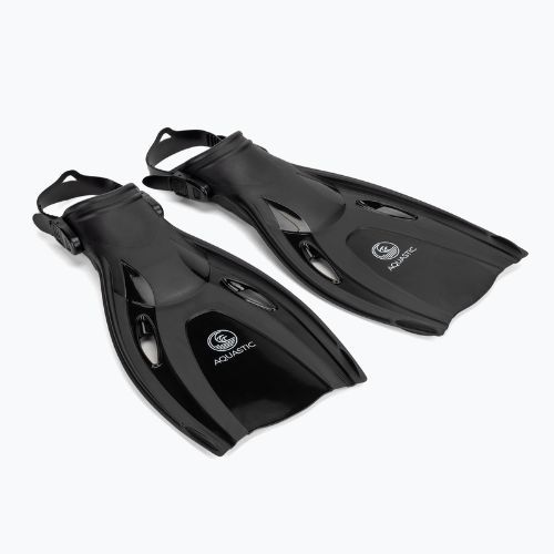 AQUASTIC Cove búvárszett maszk + búvár + uszonyok fekete