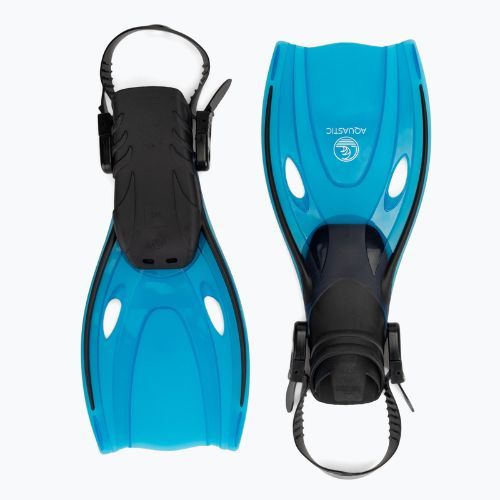 AQUASTIC Shelly gyermek snorkeling szett maszk + búvár + uszony kék