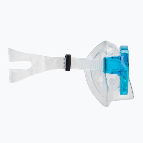 AQUASTIC Shelly gyermek snorkeling szett maszk + búvár + uszony kék