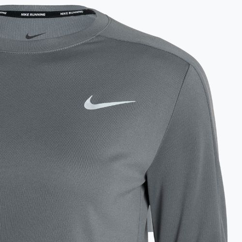 Női Nike Dri-Fit Crew-Neck hosszú ujjú futó füstszürke