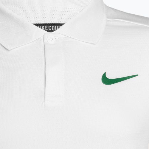 Férfi Nike Court Dri-Fit Advantage tenisz póló póló fehér/malchit