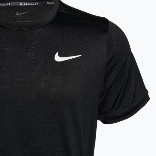 Férfi Nike Court Dri-Fit Advantage teniszpóló fekete/fehér