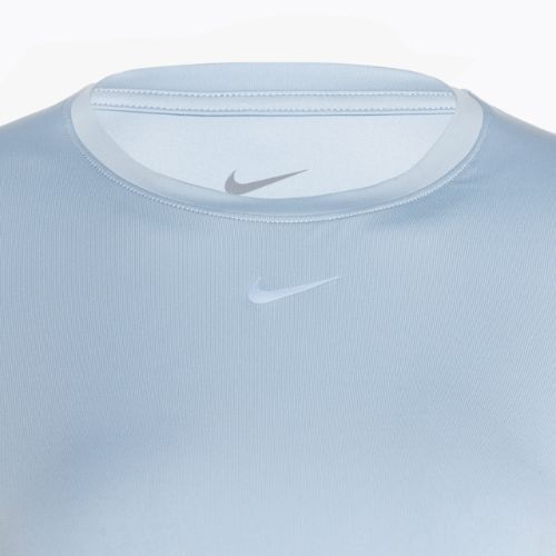Női Nike One Classic Dri-Fit világos páncélkék/fekete futópóló