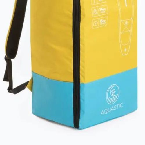 SUP AQUASTIC Touring 12'6" deszka hátizsák sárga