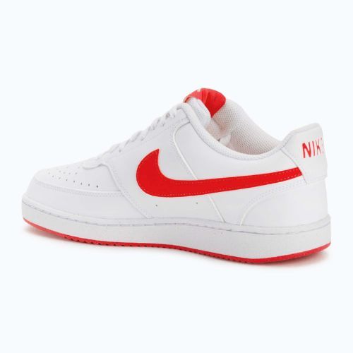 Férfi Nike Court Vision Low Next Nature fehér/egyetemi piros cipő