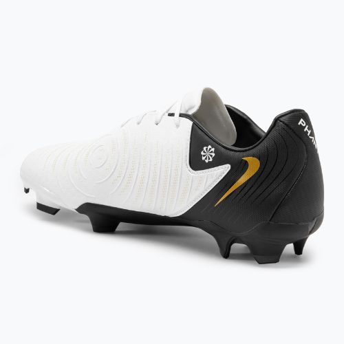 Nike Phantom GX II Academy FG/MG futballcipő fehér / metál arany érme / fekete