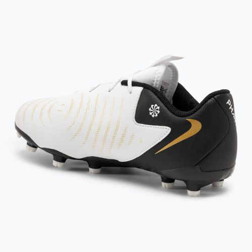 Nike Phantom GX II Academy FG/MG Junior fehér/metálarany érme/fekete gyermek focicipő