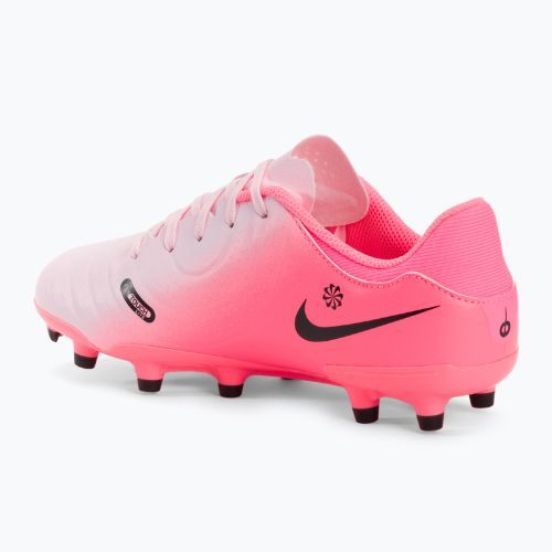 Nike Tiempo Emerald Legend 10 Academy FG/MG rózsaszín hab/fekete gyermek focicipő