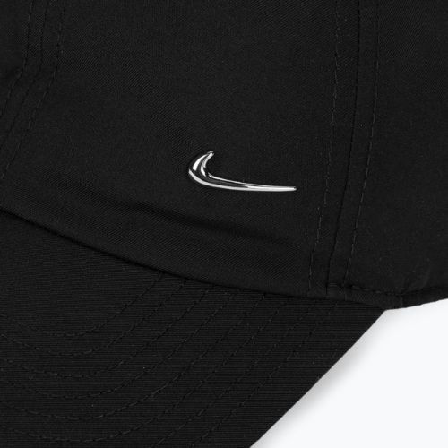 Nike Dri-Fit Club Unstructured fém Swoosh sapka fekete/metál ezüst
