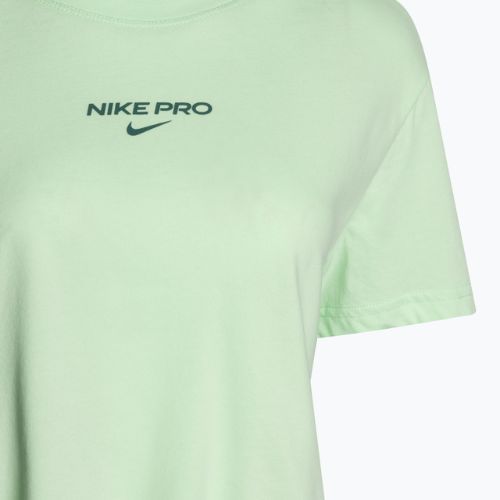Női edzőpóló Nike Pro Dri-Fit Cropped póló gőzölgő zöld