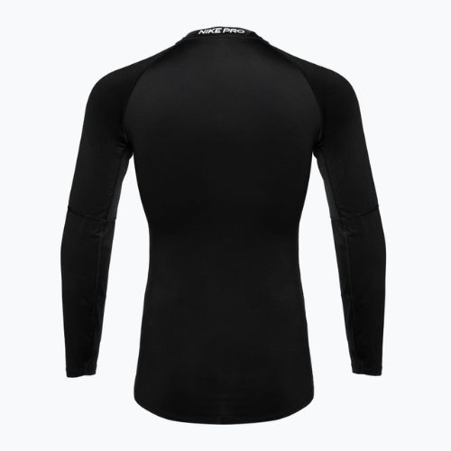 Férfi Nike Pro Dri-Fit Tight Fitness hosszú ujjú fekete/fehér