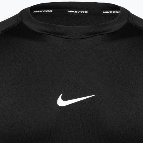 Férfi Nike Pro Dri-Fit Tight Fitness hosszú ujjú fekete/fehér