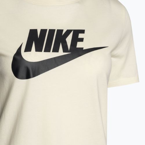 Női Nike Sportswear Club Essentials Logo kókusztejes/fekete póló